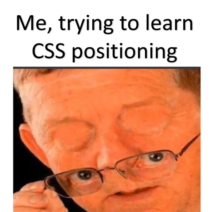Learn CSS positioning joke