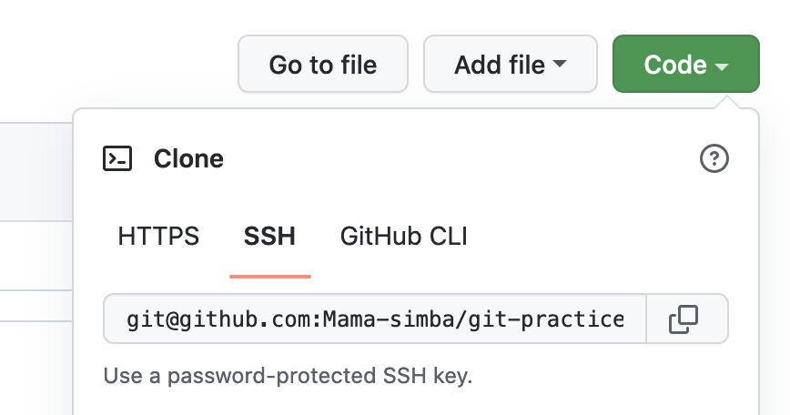 GitHub repository example