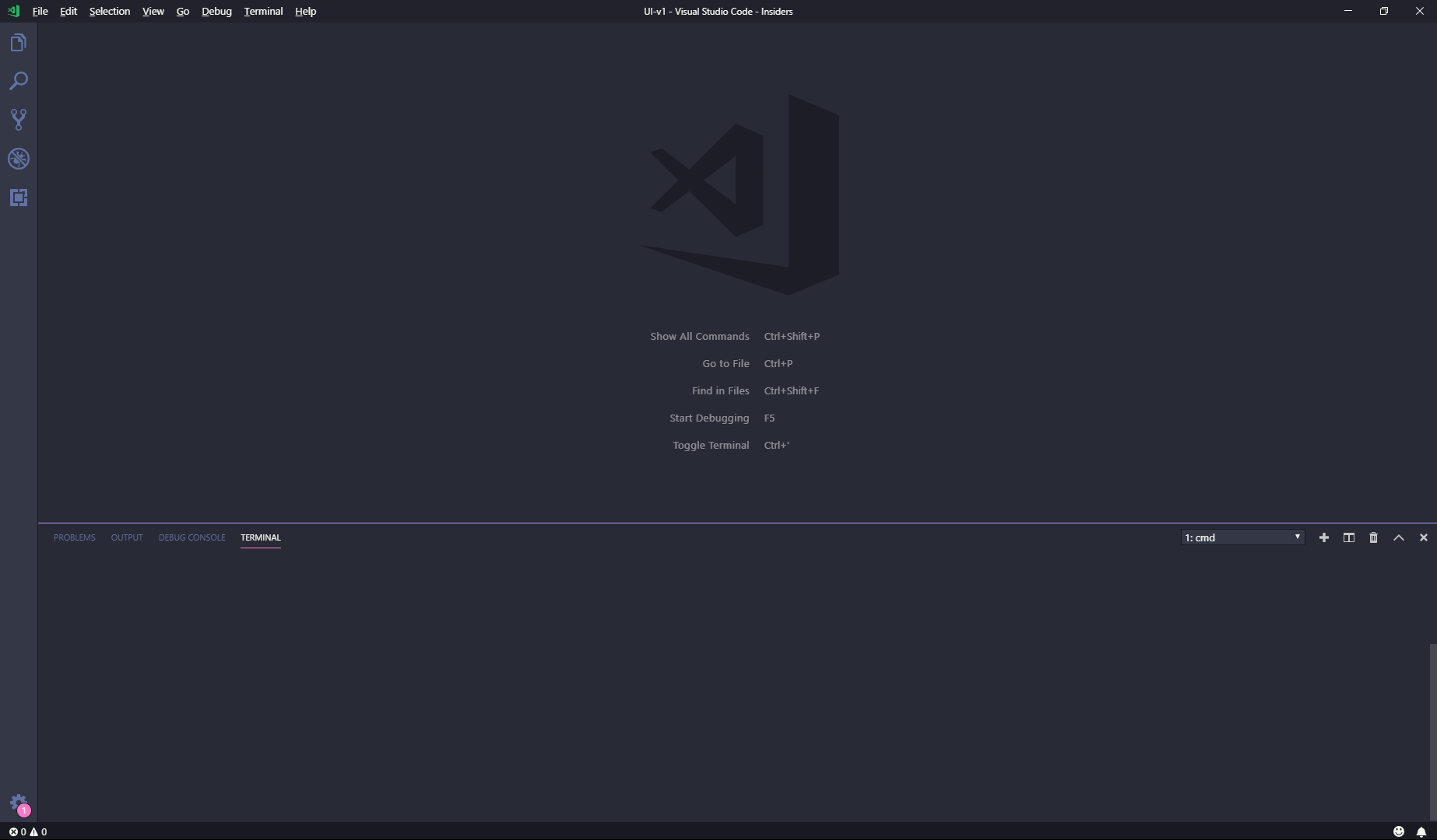 Visual Studio Code Terminal