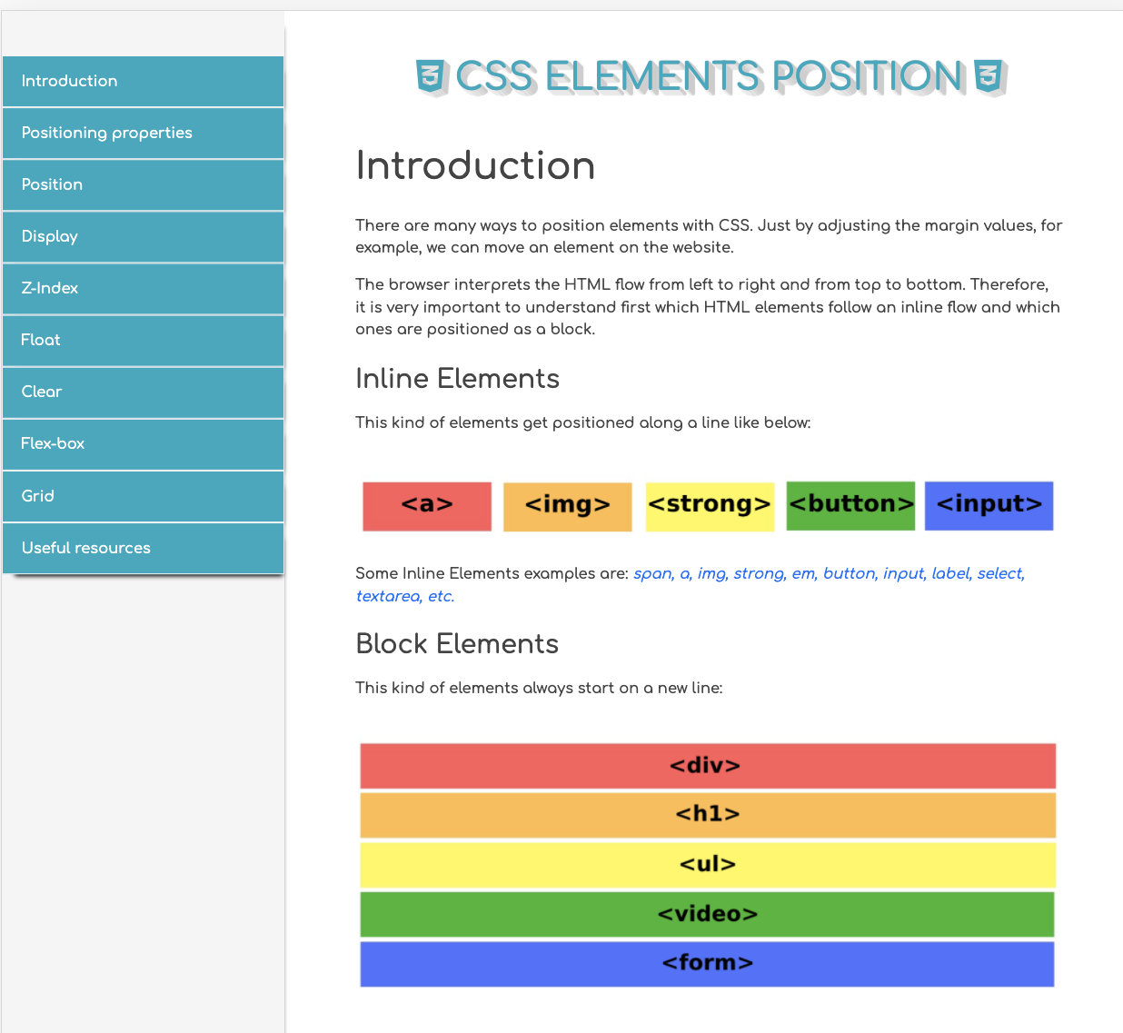 Picture of technical documentation site